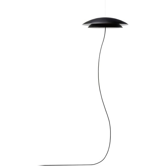 LEDS-C4 Noway Double LED-Stehleuchte, schwarz