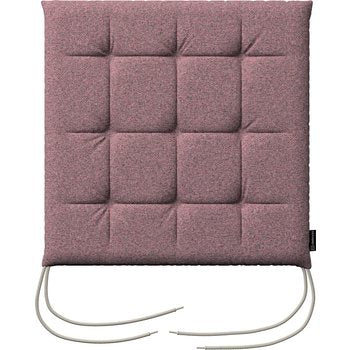 stuhlkissen jonas mit bindeschnur, schwarz--rosa, 40 x 40 x 3,5 cm, amsterdam (704-48)