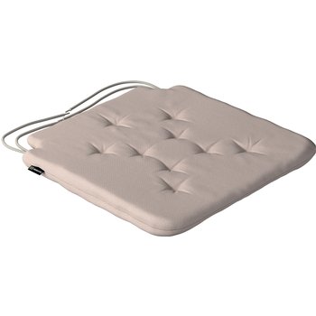stuhlkissen christoph mit bindeschnur, puderrosa, 42 x 41 x 3,5 cm, living basic (162-40)