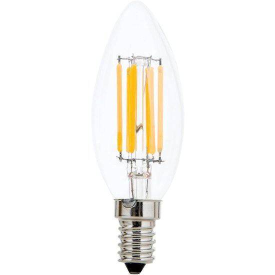 LED-Kerzenlampe E14 5W Filament klar 827 dimmbar