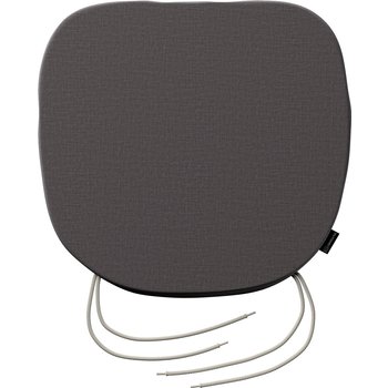 stuhlkissen marcus mit bindeschnur, braun, 40 x 37 x 2,5 cm, ingrid (705-45)