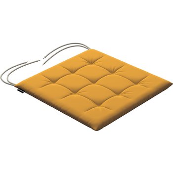 stuhlkissen jonas mit bindeschnur, honiggelb, 40 x 40 x 3,5 cm, crema (144-73)