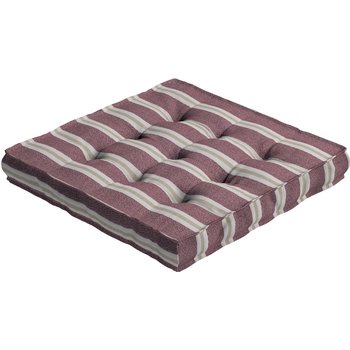 sitzkissen jacob mit handgriff, rot- beige, 40 x 40 x 6 cm, scotti (145-29)