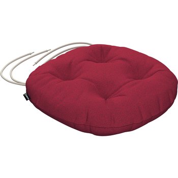 stuhlkissen adam mit bindeschnur, bordeaux, ⌀37 x 8 cm, living loop (162-54)