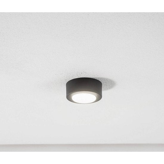 Deckenstrahler SPOT 53, schwarz, Ø 11,5 cm, Metall, GX53