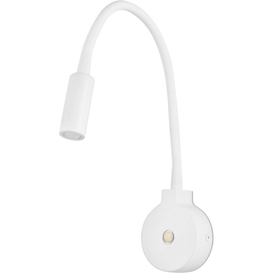 LED-Wandleuchte Pixie mit Flexarm, weiß