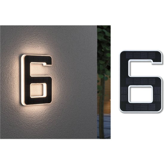 Paulmann LED-Solar-Hausnummer 6