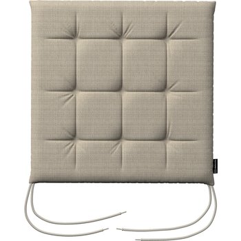 stuhlkissen jonas mit bindeschnur, beige, 40 x 40 x 3,5 cm, living plus (162-08)