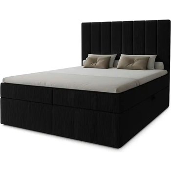 Boxbett mit Stauraum Cord Nero Box ¦ schwarz ¦ Maße (cm): B: 142 H: 124 Betten