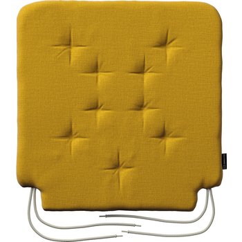 stuhlkissen christoph mit bindeschnur, honiggelb, 42 x 41 x 3,5 cm, ingrid (705-46)