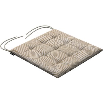 stuhlkissen jonas mit bindeschnur, beige-ecru, 40 x 40 x 3,5 cm, cosy home (144-79)