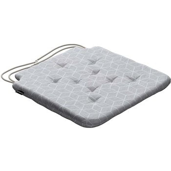 stuhlkissen christoph mit bindeschnur, grau, 42 x 41 x 3,5 cm, sunny (143-50)