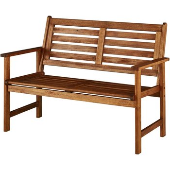 Gartenbank aus Akazienholz Santiago ¦ holzfarben ¦ Maße (cm): B: 112 H: 86 T: 65.0 Garten Gartenmöbel