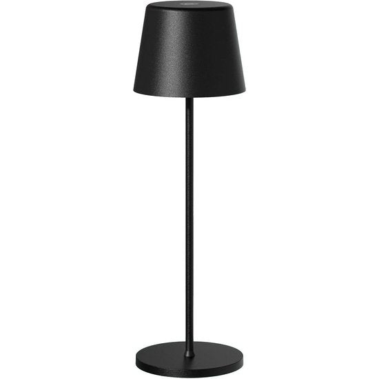 Müller Licht tint LED-Akku-Tischleuchte Dalia, Alu, schwarz