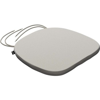 stuhlkissen marcus mit bindeschnur, grau, 40 x 37 x 2,5 cm, ingrid (705-40)