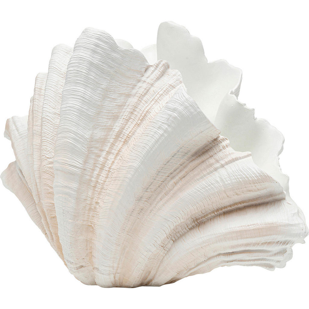 Kare-Design Vase, Grauweiß, Stein, 36x57x31 cm, zum Ste