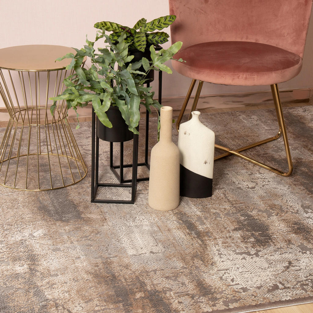 Obsession Vintage-Teppich My Jewel of Obsession, Taupe,