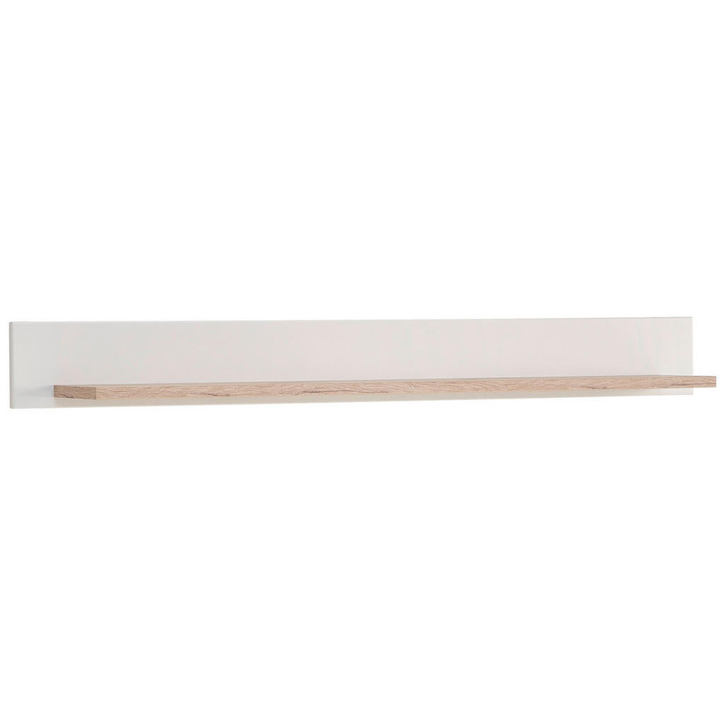 Hom`in Wandboard, Grau, Eiche, Holzwerkstoff, 147x16x22