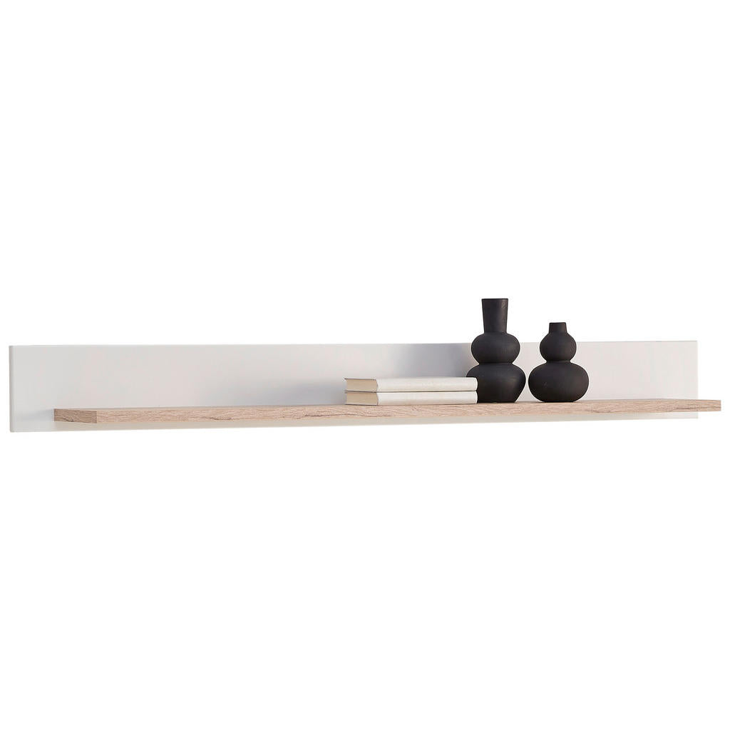 Hom`in Wandboard, Grau, Eiche, Holzwerkstoff, 147x16x22
