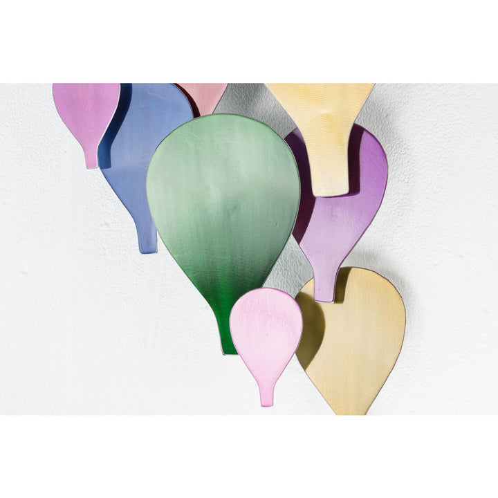 Kunstloft Wanddeko, Mehrfarbig, Metall, 3.47x92x7 cm, D