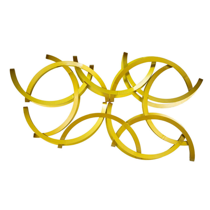 Kunstloft Wanddeko, Gold, Metall, 5.81x62x11 cm, Dekora