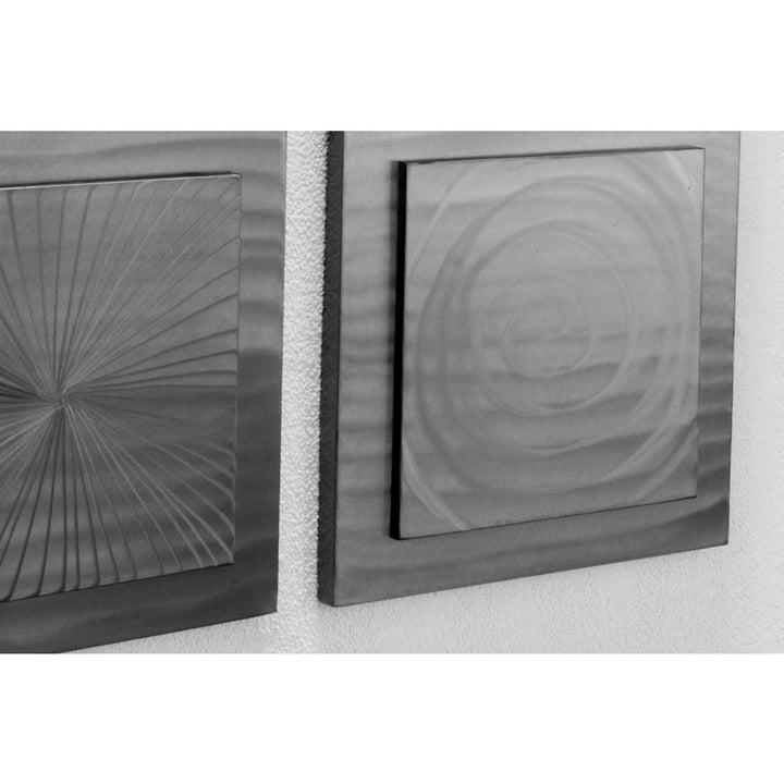 Kunstloft Wanddeko, Silber, Metall, 5.6x74x3 cm, Dekora