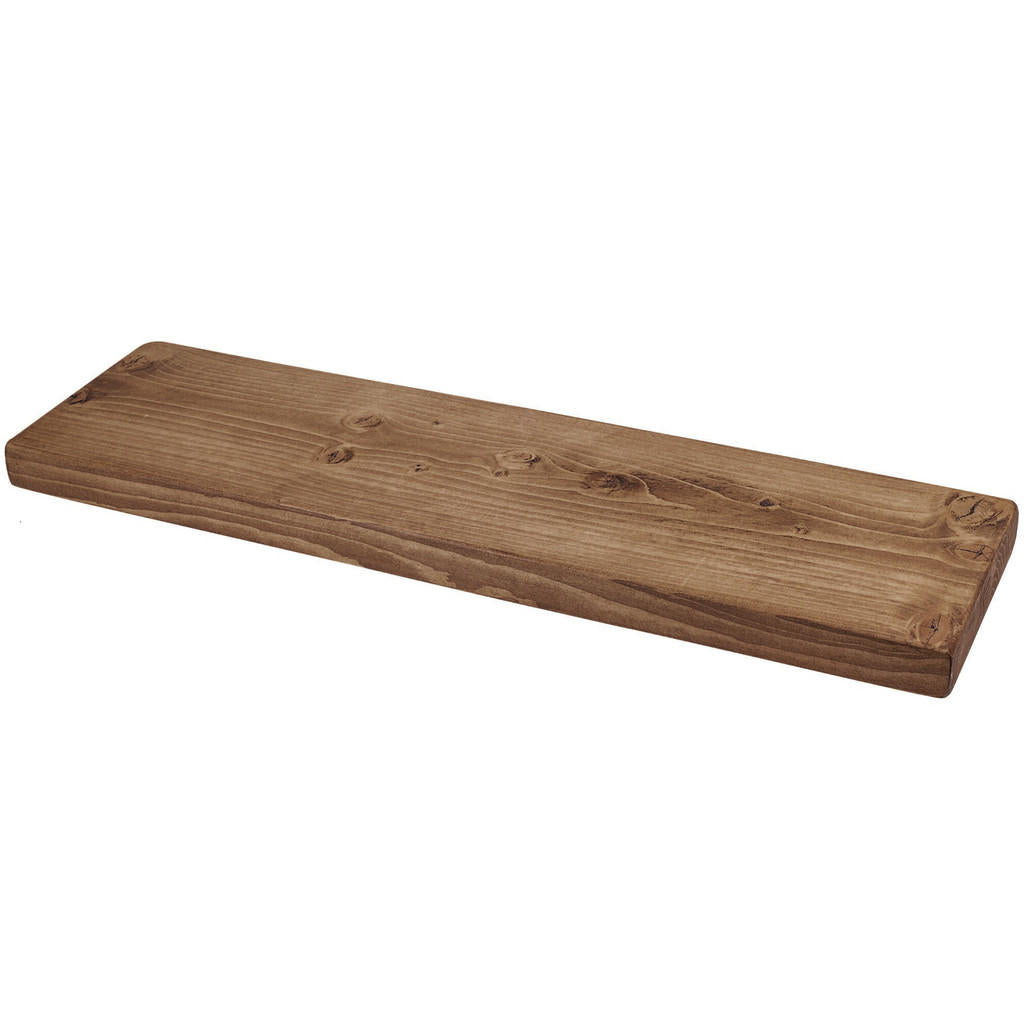 Moon Tree Wandregal, Rotbraun, Holz, 130x3.8x30 cm, Woh