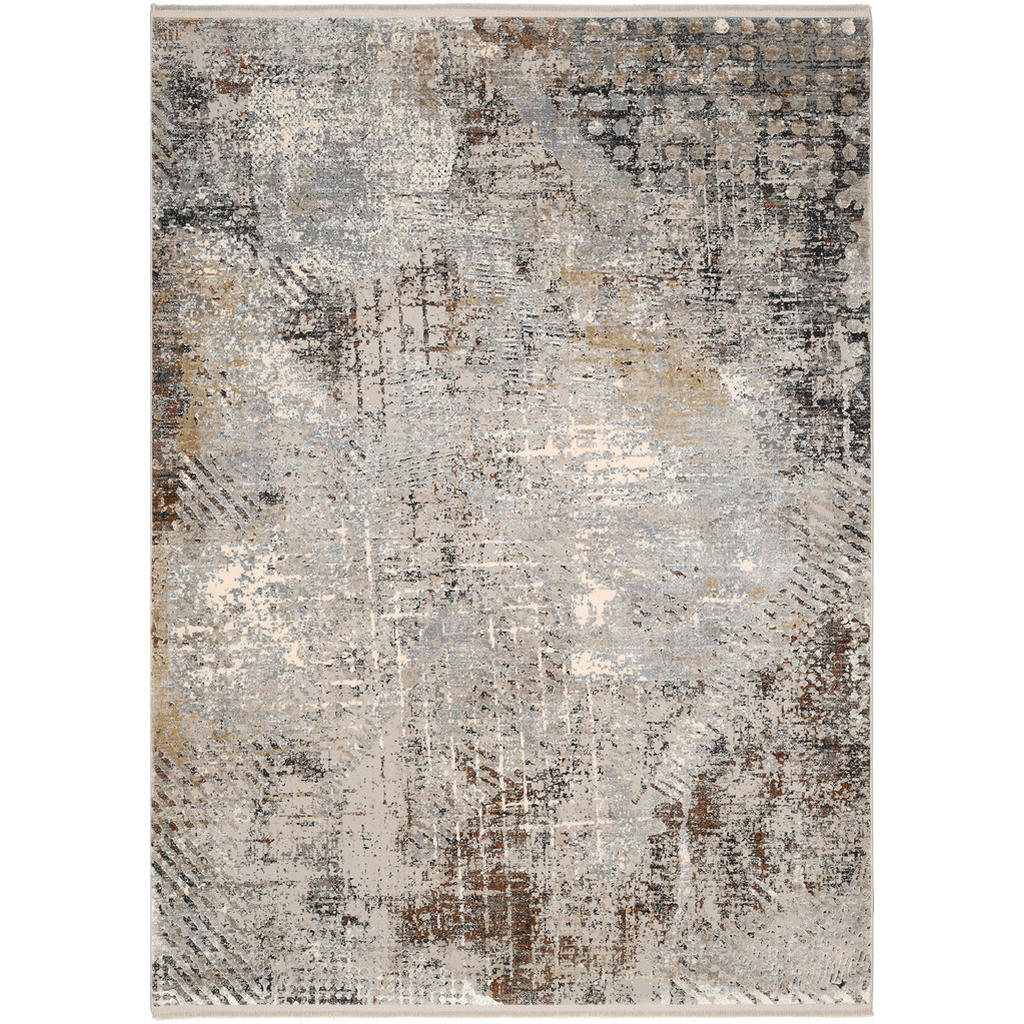 Musterring Webteppich Nevada, Braun, Grau, Beige, Texti