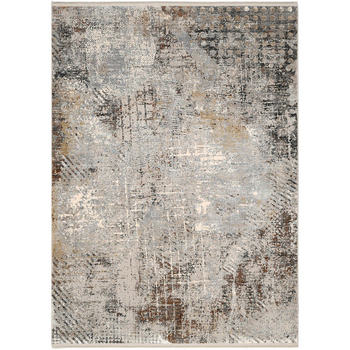 Musterring Webteppich Nevada, Braun, Grau, Beige, Texti