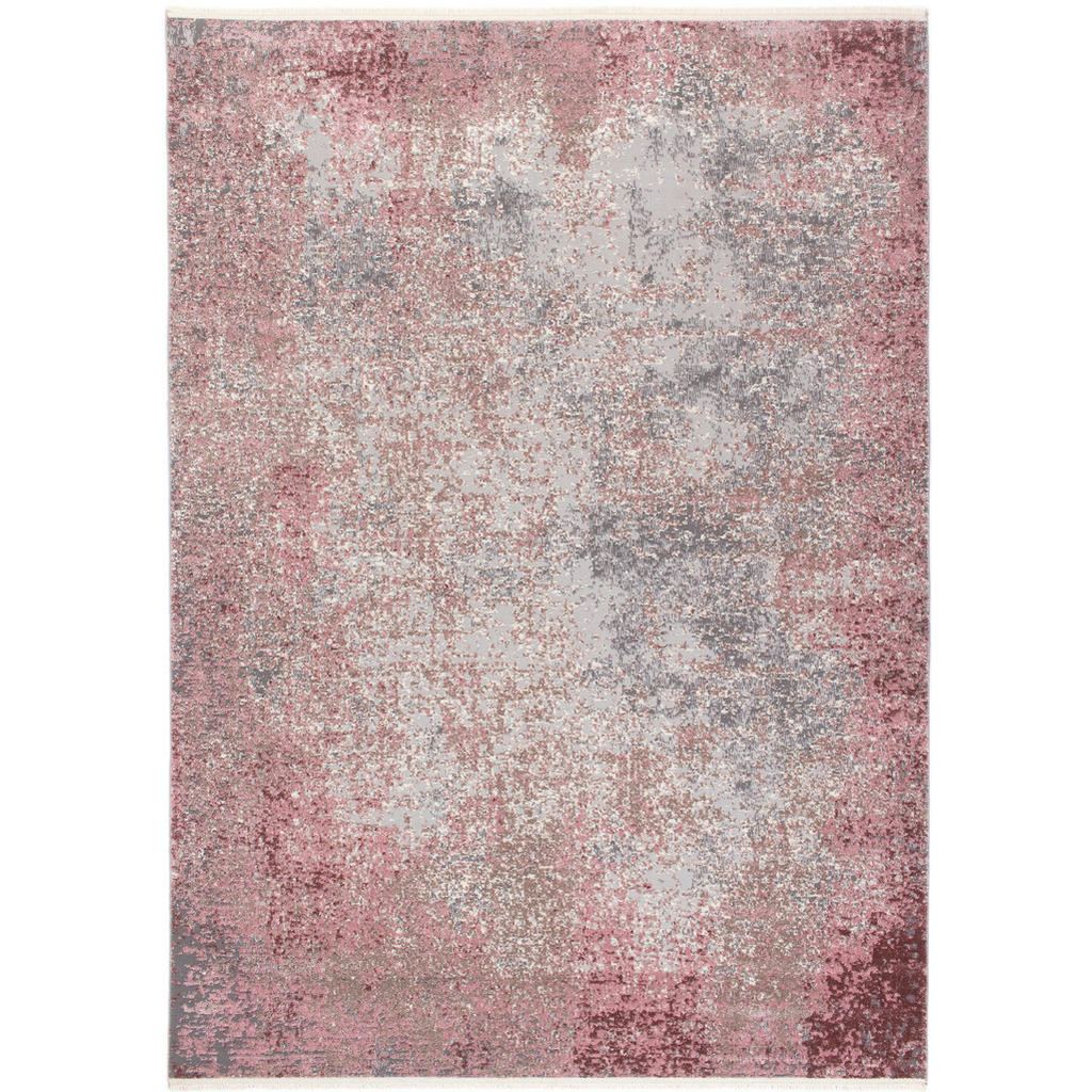 Novel Webteppich, Creme, Rosa, Textil, Abstraktes, rech