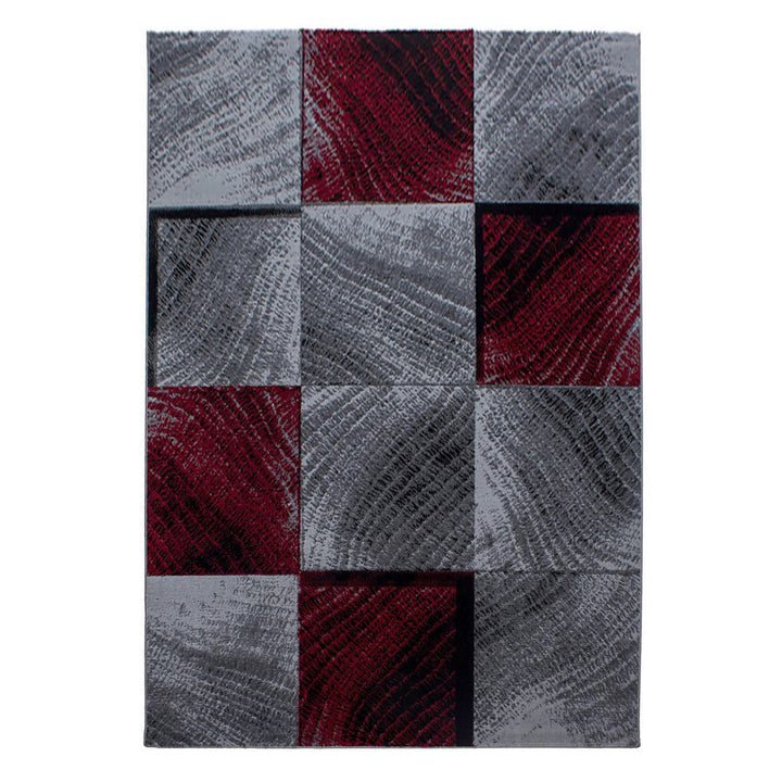 Ayyildiz Webteppich Plus, Rot, Textil, Karo, rechtecki