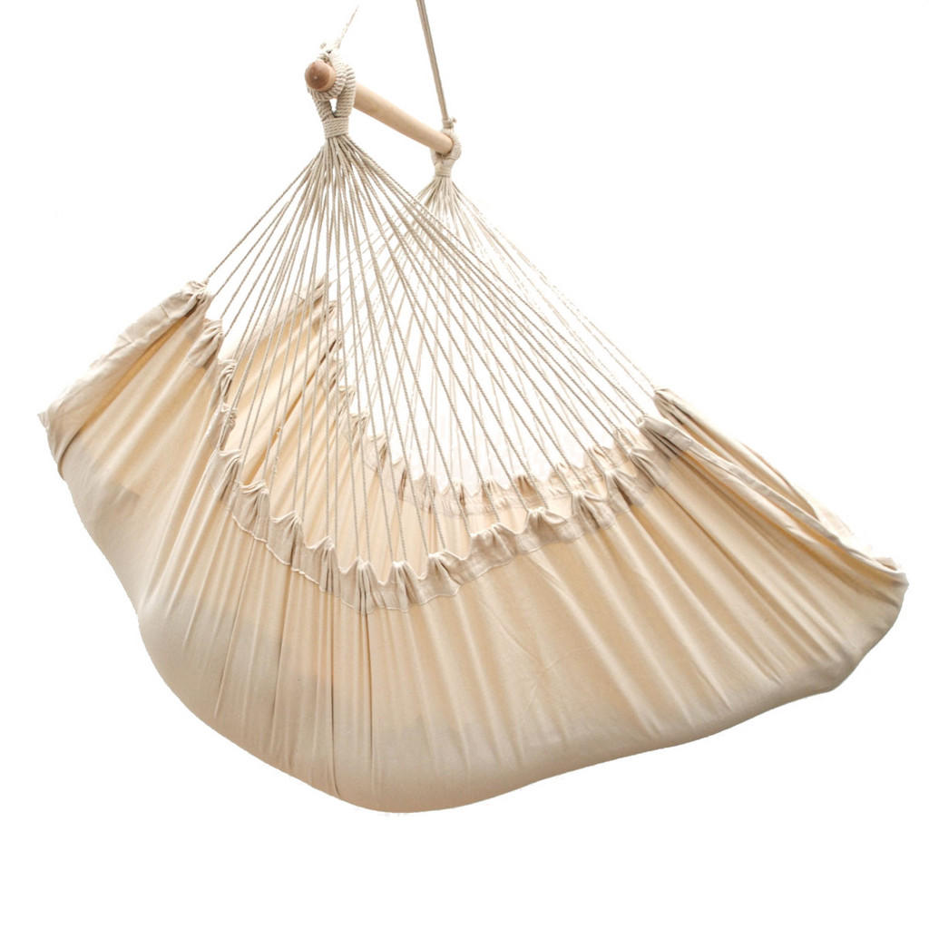 Amanka Xxl-Hängesessel, Beige, Textil, Rechteckig, 120x